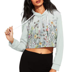 Sudadera con Capucha Corta para Mujer con Logotipo Personalizado, Precio Económico al por Mayor 2026, Sudadera de Manga Larga, Suministro de Fábrica OEM ODM - Product Image 3