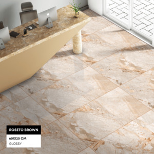 Conception de marbre de haute résolution Excellent modèle spécial de conception Carreaux de porcelaine de sol de 600x1200mm pour la réception de l'hôtel. - Product Image 1