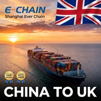 Expédition LCL FCL tout compris fiable avec service de livraison DDP porte-à-porte et dédouanement de la Chine vers le Royaume-Uni (Grande-Bretagne)