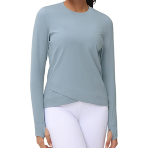 Pantalones Deportivos de Cintura Alta Elástica para Mujer, de Secado Rápido, Transpirables, Duraderos, de Poliéster/Nailon, para Correr, Fitness y Yoga - Product Image 1