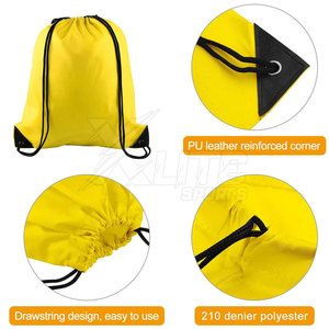 Comfortable Easy Carry <b>Drawstring</b> Gym <b>Bag</b> With Large Capacity And Built In Safety For Training Sessions - Product Image 3