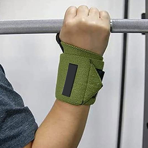Muñequeras súper pesadas transpirables de alta calidad y fáciles de usar, muñequera de ajuste de soporte de mano para entrenamiento físico - Product Image 5
