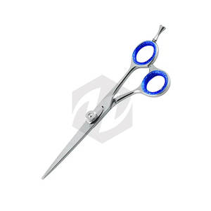 Ciseaux à cheveux en acier pour barbier avec lame tranchante, ciseaux de coupe professionnels pour barbier avec repose-doigts réglable pour la beauté - Product Image 2