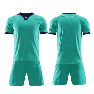 2024 maillots de football à sublimation en polyester 100% personnalisés ensemble d'uniformes de sport à séchage rapide pour hommes coupe automatisée Service OEM - Product Image 3