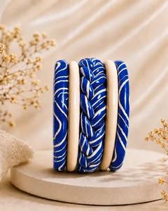 Bracelet jonc minimaliste en résine pour femme, bijou de mode quotidien, finition lisse, design fait main, accessoires cadeaux en gros - Product Image 5