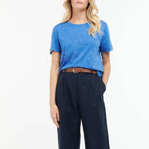 T-shirt ample à la mode pour femmes avec t-shirt d'été pour femmes de style épaule tombante à vendre - Product Image 3