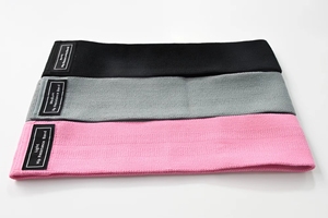 Juego de Bandas Elásticas de resistencia impresas con logotipo personalizado para entrenamiento, tejido de ejercicio físico de alta calidad para ejercicio físico - Product Image 5