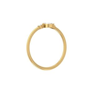 Avarta Jewellery Yellow Gold Stack Lab Grown Diamond Ring Band - Product Image 1