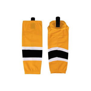 Nouveauté Chaussettes de hockey sur glace personnalisées avec couleur d'équipe personnalisée, en polyester/coton écologique, respirantes pour adultes - Product Image 6