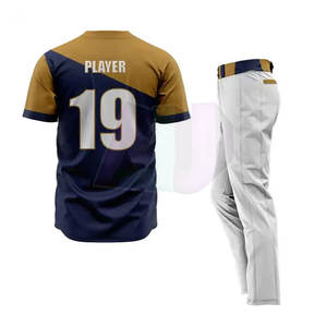 Uniforme de Béisbol Personalizado al por Mayor con Opción de Talla Grande, Colores Personalizados y Material Transpirable para Equipos de Adultos - Product Image 2