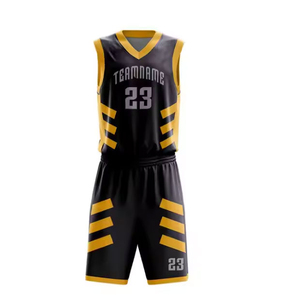Los uniformes de baloncesto de tamaño XL más vendidos, colores personalizados, secado rápido, transpirable, diseño atractivo, Impresión de logotipo personalizado para el verano - Product Image 4