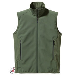 Chaleco Clásico de Lona Recubierta para Hombre, Chaqueta Acolchada, Ropa de Otoño, Cortavientos, Suave, Informal, con Bolsillos - Product Image 4