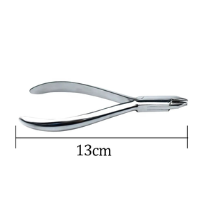 Pince à bec de canard premium Aderer à 3 branches en acier inoxydable, instruments dentaires orthodontiques, outils robustes pour le pliage de fils, réutilisables, 13 cm, CE - Product Image 2