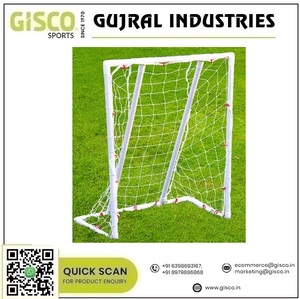 Tubo de plástico de alta calidad de 4 pies x 3 pies (120x90cm) de 40mm con poste de portería con Red a precio económico - Product Image 2