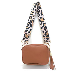 กระเป๋าสะพายไหล่กระเป๋าสะพายข้างสีตัดกันแฟชั่นสำหรับผู้หญิงกระเป๋าถือผ้าใบสีเรียบๆ - Product Image 6