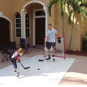 Sân chơi khúc côn cầu màu xanh lá cây polietileno de Alta densidad tấm sân trượt băng thể thao ngoài trời PE bền trung thực tổng hợp ICE <span class=keywords><strong>Rink</strong></span> giá - Product Image 3