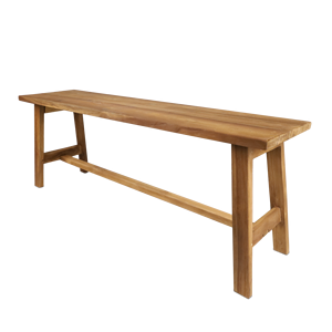 Banc en teck moderne, démontable, grand, en bois durable, installation facile - Product Image 1