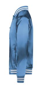 เสื้อแจ็กเก็ตทีมตัวแทนปักลายรอยัลบลูทรงหลวมลายพรางด้านหน้ามีซิปปิดสำหรับทีมวัวชิคาโกใช้ - Product Image 4