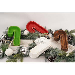 Tazón de masa de madera de Acacia de la mejor calidad Unique Jolly Xmas Candy Cane Decoraciones para el hogar para B2B de Vietnam - Product Image 5