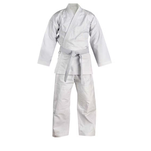 Jiu Jitsu GI ผ้าทอไข่มุกน้ำหนักเบาเย็บเสริมด้วย BJJ GIS สีฟ้าและขาวออกแบบได้ตามต้องการ - Product Image 1