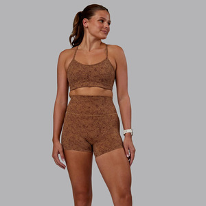 High Quailyt Sublimation Shorts et soutien-gorge Ensembles pour femmes Séchage rapide Respirant Workout Gym 2 Pièces Ensemble Plage d'été Plage Ensemble pour femmes - Product Image 1