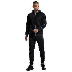 Ensemble de survêtement unisexe pour homme, survêtement 2 pièces avec fermeture éclair personnalisée, vente en gros, OEM - Product Image 5