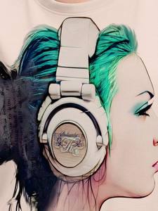 Camiseta Casual Personalizada para Mujer, Corte Regular, Holgada, Manga Corta, Tejida, Cuello Redondo, Estampado Gráfico, Transpirable, con Logotipo Personalizado - Product Image 6