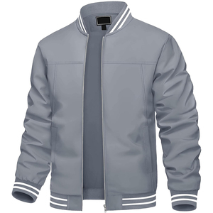 Fabricant de vêtements personnalisés de baseball de qualité supérieure 100% veste universitaire en coton et polyester avec boutons pour hommes - Product Image 6