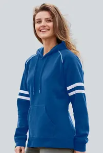 Diseño único personalizado Hoddies mujeres en blanco sudaderas con capucha mujeres Casual sólido manga larga suelta pulóver Tops mujer otoño sudaderas con capucha - Product Image 5