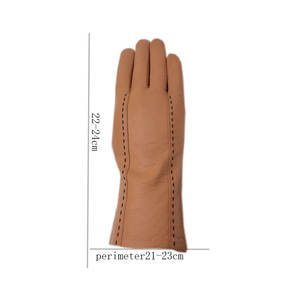 Gants en cuir PU Écran tactile convivial pour l'hiver Gants en cuir à la mode en gros - Product Image 5