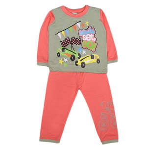 Traje de 2 Piezas de Manga Larga para Niños - Verde - Product Image 1