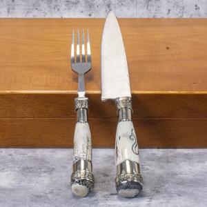 Ensemble de couverts en métal plaqué or de luxe moderne et vaisselle de table pour hôtel couverts de fête avec logo personnalisé livraison rapide - Product Image 5