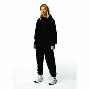 100% Cotton Breathable Anti-Pilling Women Zipper-Up Turtleneck Short Hoodie-Top Trending - Product Image 2