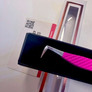 Las Mejores Pinzas para Pestañas GETUP BROSONS IMPEX de 10 mm y 90 Grados, Color Rosa Personalizado, Acero Inoxidable, Punta Lisa, Antiestáticas, de Precisión - Product Image 2