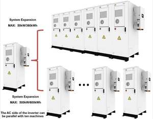 Système de stockage de batterie solaire hybride Deye <span class=keywords><strong>GE</strong></span>-F60 61,4 kWh Triphasé Protection IP55 Tout-en-un Haute tension LiFePO4 Énergie domestique - Product Image 6