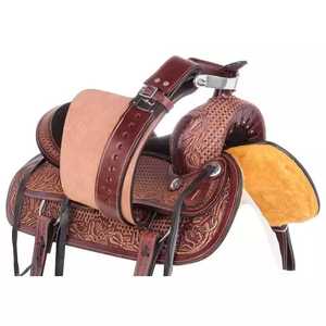 Selle de cheval occidentale en cuir de qualité supérieure et de qualité supérieure | Confort fabriqué à la main, arbre durable, idéal pour les sentiers d'entraînement, le baril et le rodéo - Product Image 4