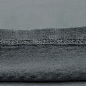 Camiseta gris hierro para hombre 300 GSM calidad Premium lujo peso pesado hombros caídos de gran tamaño transpirable manga derecha personalizada - Product Image 5