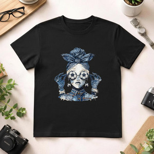 T-Shirt Unisex 100% Cotone 210GSM Stile Casual Vestibilità Oversize Modello Rose con Stampa DTG e Serigrafia - Product Image 1