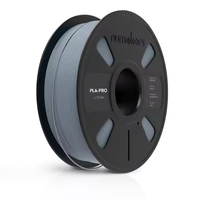 Numakers Meilleure qualité 1kg PLA Pro Simply Silver 1.75mm Filament d'impression 3D Tiges en plastique pour des impressions lisses, durables et précises