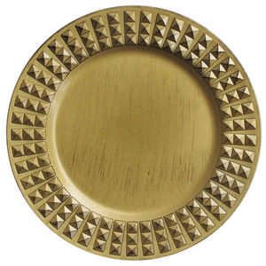 Plaques de chargement rondes, marteau perforateur en métal, Design en plaqué or - Product Image 4