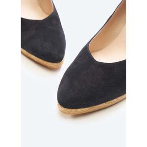 Zeppe espadrillas rose camoscio taglio V sandali comodi dal Design unico - Product Image 2