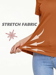 Venta caliente Mujeres Camisetas en blanco O-cuello de manga corta Camisetas sólidas 100% Algodón de secado rápido Liso O-cuello en blanco Camisetas de gran tamaño - Product Image 5