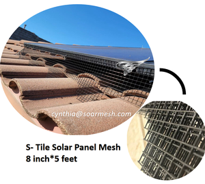 Vente chaude pas cher Pro Critter Guard Mesh S-Tile Kits prédécoupés 8 pouces * 5ft pour panneaux solaires - Product Image 2
