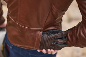 Chaqueta de Motociclista de Cuero de Alta Calidad, Unisex, Talla Grande, Super Deportiva, con Tela Impermeable y Cortavientos Premium, Personalizable en la Parte Delantera - Product Image 4