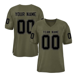 Camiseta de Fútbol Americano Oversize - Transpirable, Manga Corta, 100% Poliéster, Tallas y Colores Personalizables, Venta al Por Mayor OEM - Product Image 1