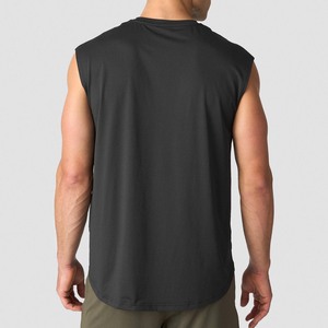 Camiseta sin mangas para hombre, Camisa sin mangas de verano con estilo informal, 100% de algodón, transpirable, de secado rápido, respetuoso con el medio ambiente, Color personalizado - Product Image 4