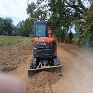 Mini-pelle U55-5 Kubota authentique Machines d'origine d'occasion Poids d'opération Pompe de boîte de vitesses Moteur-Noyau inclus - Product Image 2