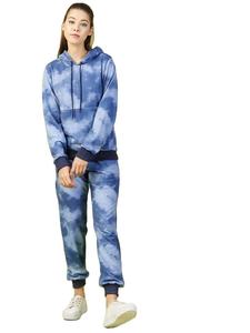 Dernier survêtement Tie Dye Survêtement femme à sublimation pour l'entraînement et le sport Vêtements tendance Slim Fit Hiver sur mesure - Product Image 3