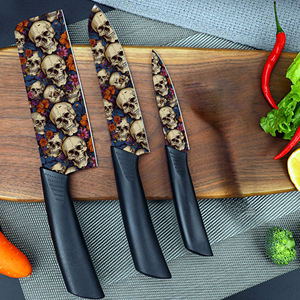 Juego de Cuchillos de Alta Calidad de 7 Piezas con Hoja de Cerámica Super Premium y Mango de Plástico para Barbacoa, Precio de Fábrica, en Existencia - Product Image 3