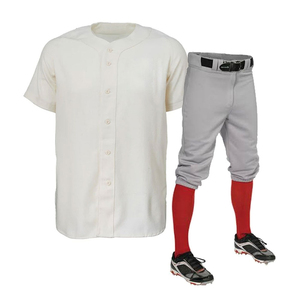 Ensemble d'uniformes de baseball athlétique pour hommes, maillot et pantalon personnalisés par sublimation, vêtements de sport respirants à séchage rapide pour les équipes - Product Image 3